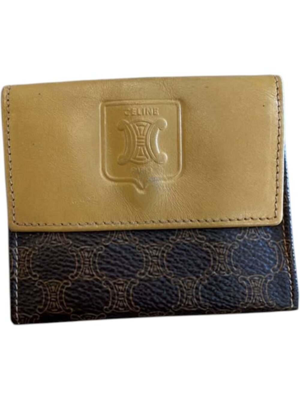 610142CR C1 Celine Wallet Brown PVC